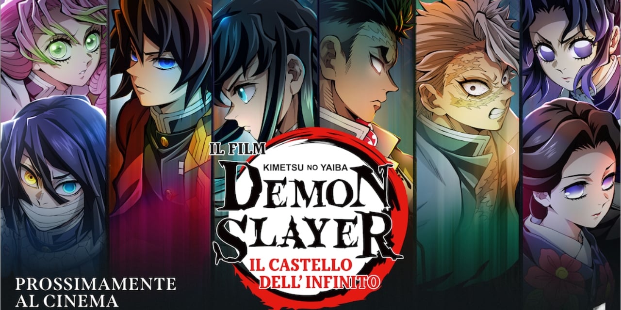 Demon Slayer: Kimetsu no Yaiba Il castello dell’infinito, annunciata la trilogia cinematofrafica