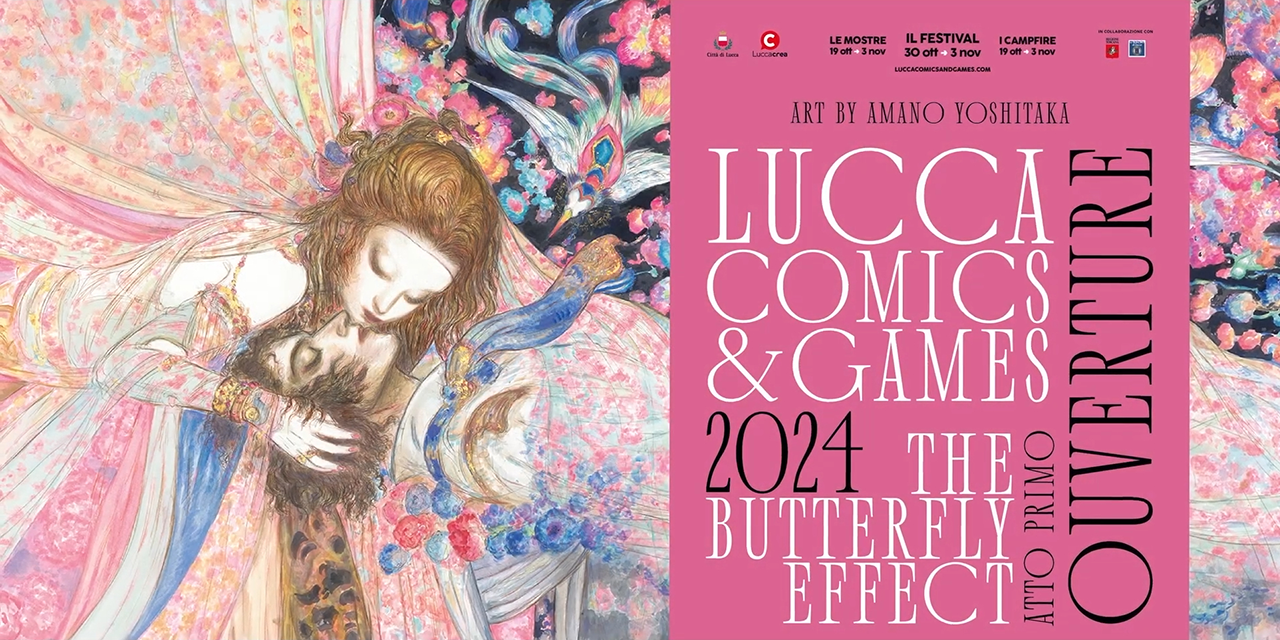 Lucca 2024: Yoshitaka Amano disegnerà tre poster ‘The Butterfly Effect’, annunciata la mostra