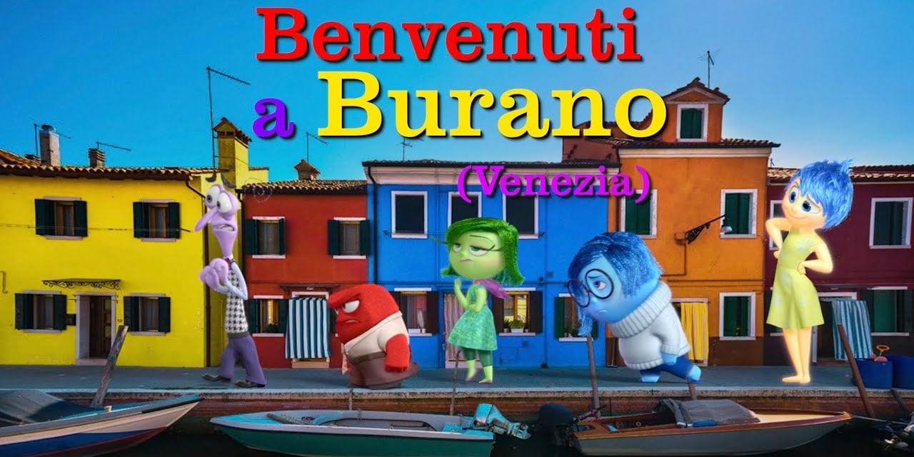 Le emozioni di Inside Out 2 prendono vita tra le vie di Burano