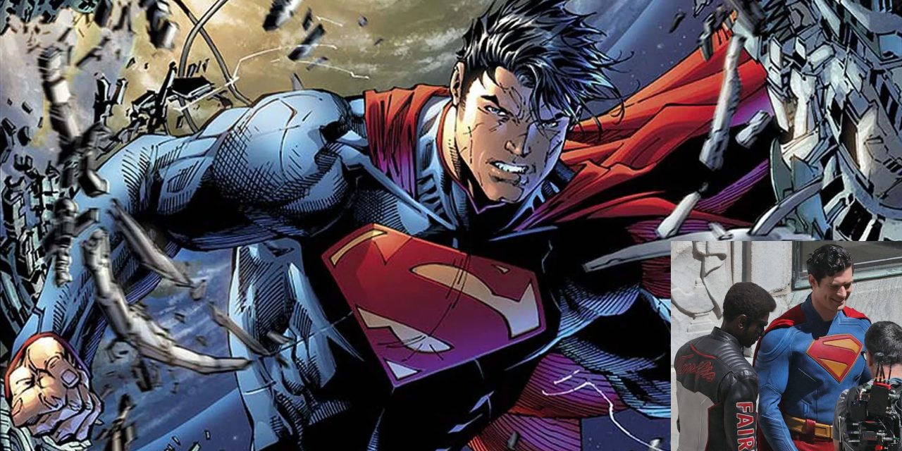 Superman e Mr. Terrific contro Engineer e un misterioso nemico nei video dal set