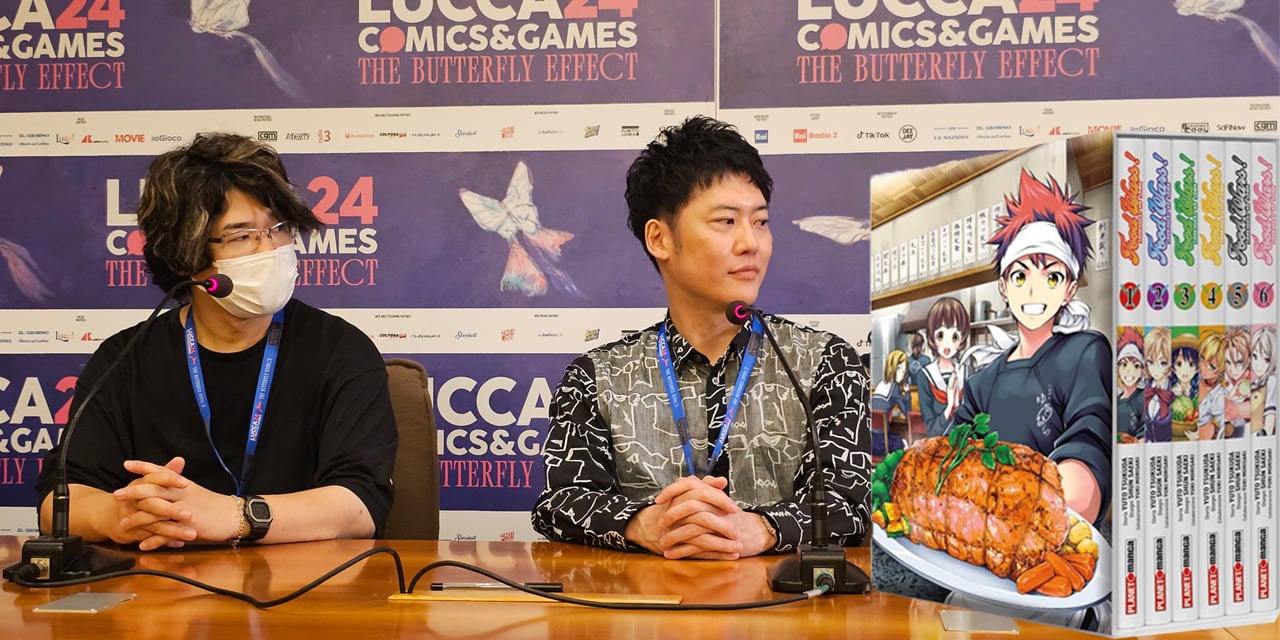 Lucca 2024: Conferenza e intervista a Shun Saeki e Yuto Tsukuda gli autori di Food Wars!: Shokugeki no Soma