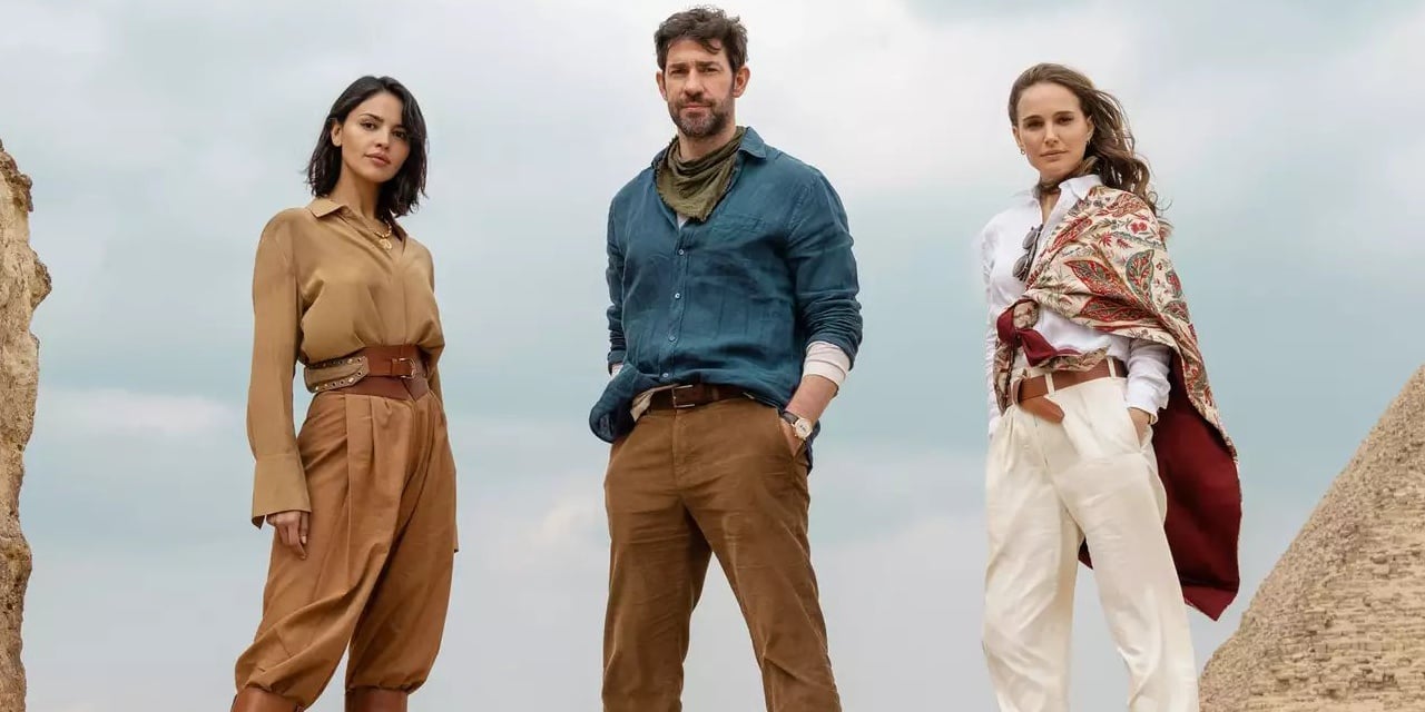 Fountain of Youth, prime foto per il film di Guy Ritchie con Natalie Portman e John Krasinski