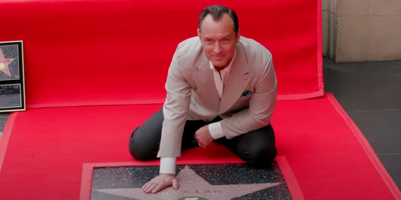 Jude Law riceve una stella sulla Walk of Fame