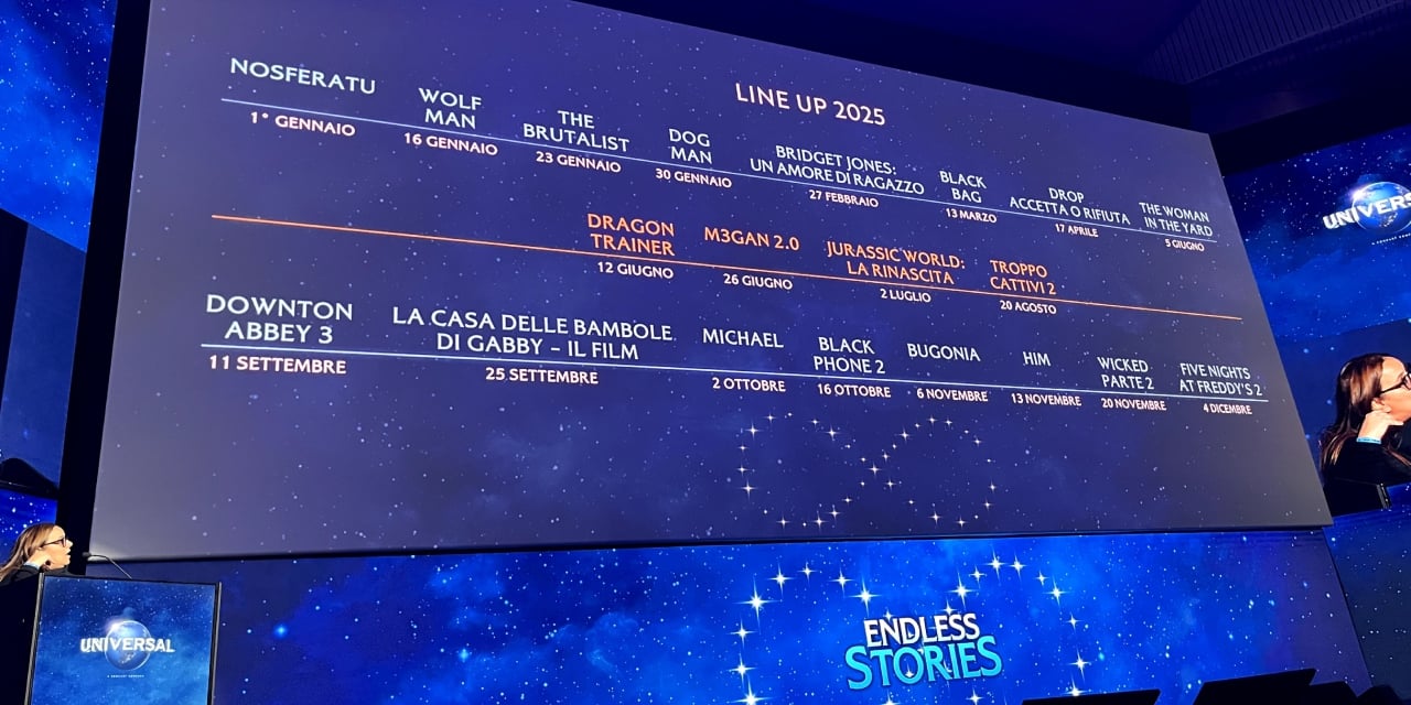 Sorrento 2024: il listino Universal all’insegna delle storie senza fine