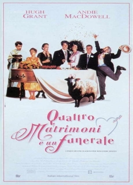 Poster Quattro matrimoni e un funerale