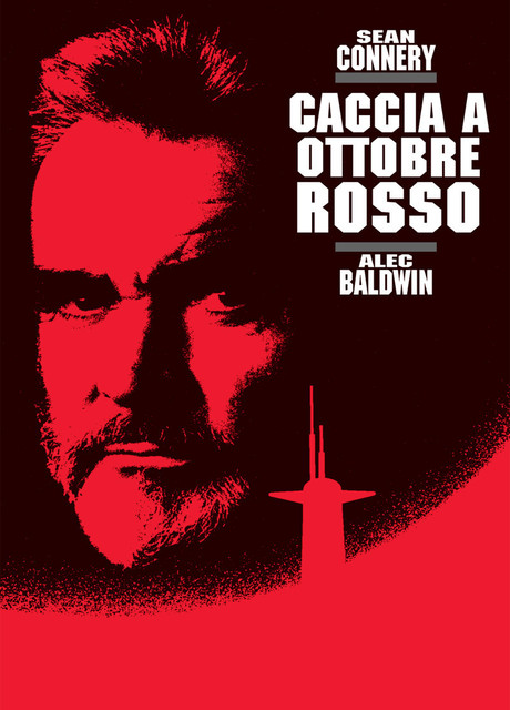 Poster Caccia a Ottobre Rosso