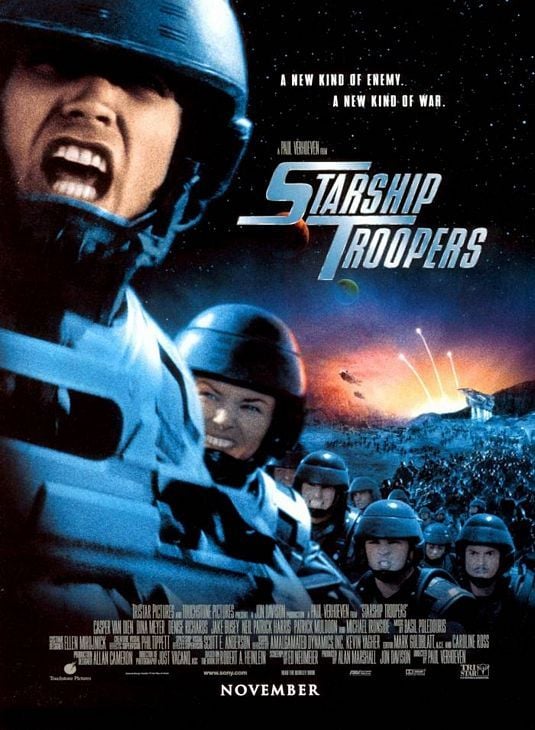 Poster Starship Troopers-fanteria dello spazio