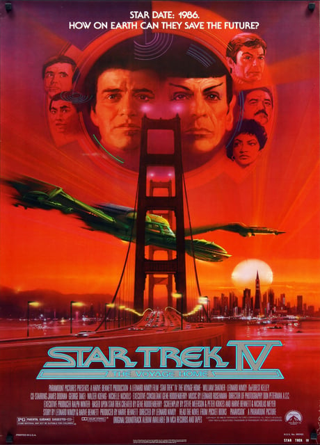 Poster Star Trek IV – Rotta verso la Terra