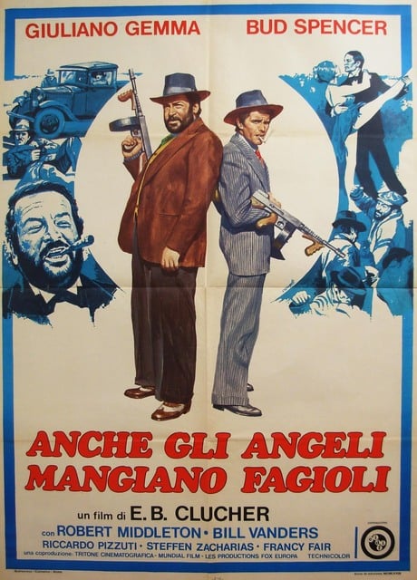 Poster Anche gli angeli mangiano fagioli