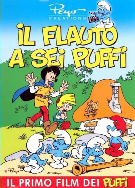 Poster Il Flauto a sei Puffi