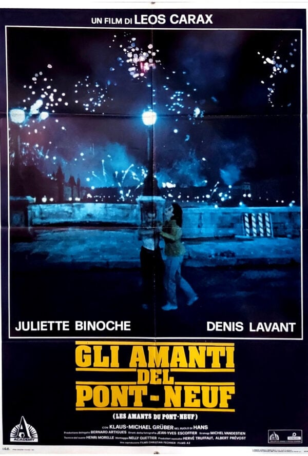 Poster Gli amanti del Pont-Neuf