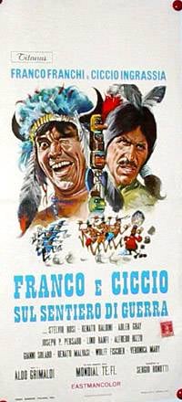 Poster Franco e Ciccio sul sentiero di guerra