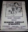 Poster Bianchi cavalli d’Agosto