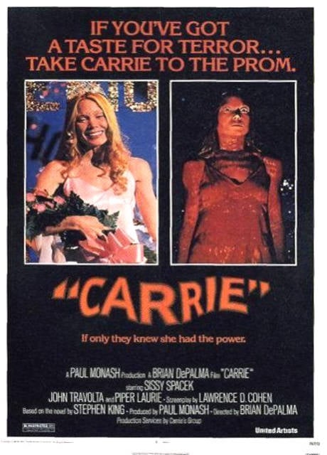 Poster Carrie – Lo sguardo di Satana