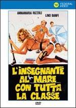 Poster L’insegnante al mare con tutta la classe