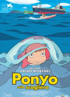 Poster Ponyo sulla scogliera