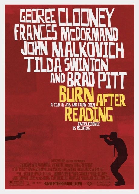 Poster Burn After Reading – A prova di spia