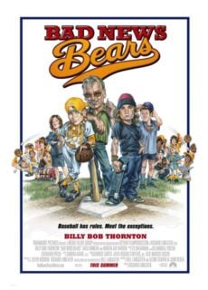 Poster Bad News Bears – Che botte se incontri gli orsi