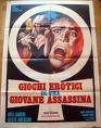 Poster Giochi erotici di una giovane assassina