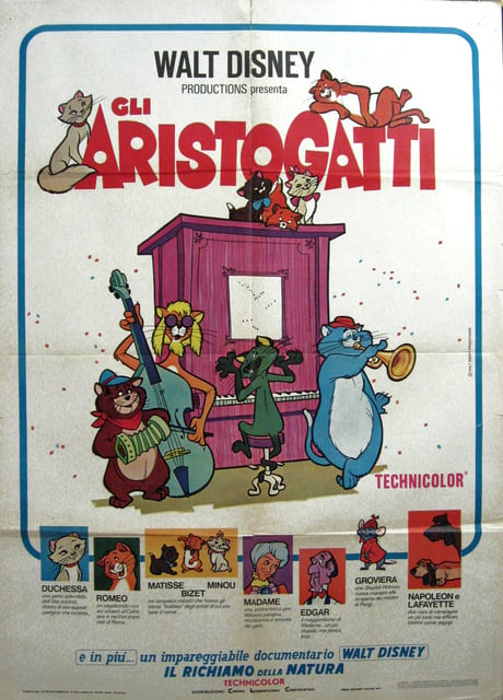 Poster Gli Aristogatti