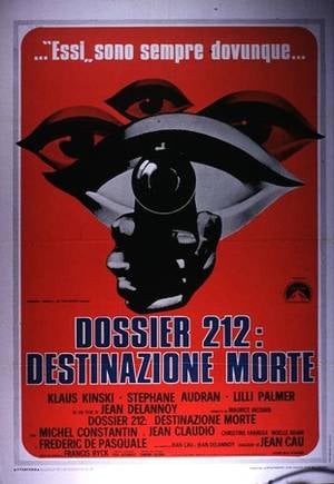 Poster Dossier 212: Destinazione Morte