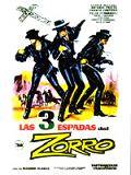 Poster Le tre spade di Zorro