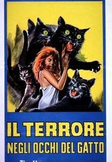 Poster Il terrore negli occhi del gatto