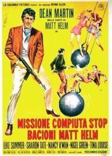 Poster Missione compiuta Stop – Bacioni Matt Helm