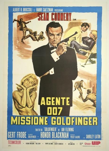 Poster Agente 007 – Missione Goldfinger