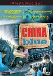 Poster China Blue