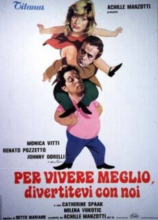 Poster Per vivere meglio divertitevi con noi