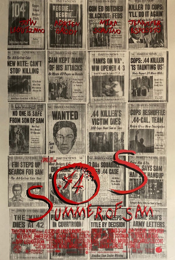 Poster S.O.S. Summer of Sam – panico a New York