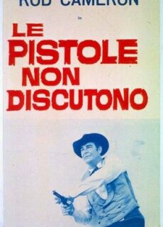 Poster Le pistole non discutono