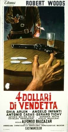 Poster Quattro dollari di vendetta