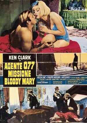 Poster Agente 077 missione Bloody Mary