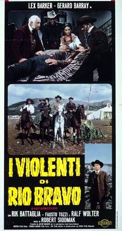 Poster I violenti di Rio Bravo