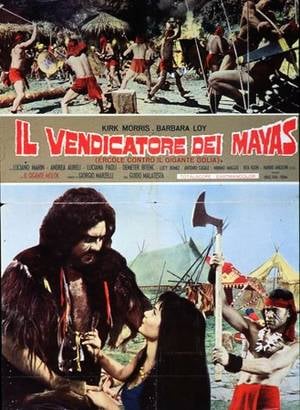 Poster Il vendicatore dei Mayas