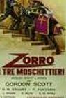 Poster Zorro e i tre moschettieri