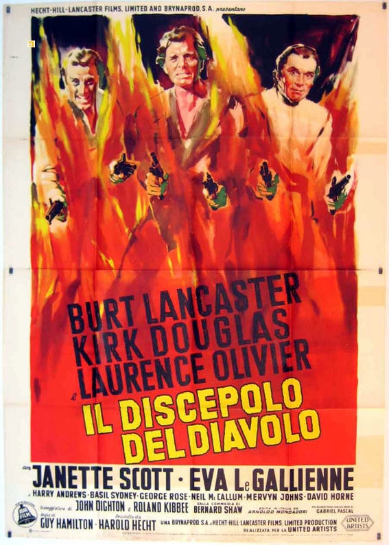 Poster Il discepolo del diavolo