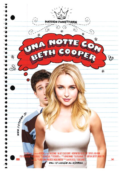 Poster Una notte con Beth Cooper