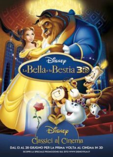 Poster La bella e la bestia 3D