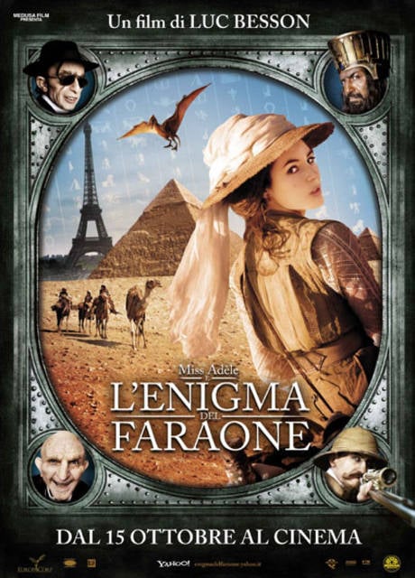 Poster Adèle e l’enigma del Faraone