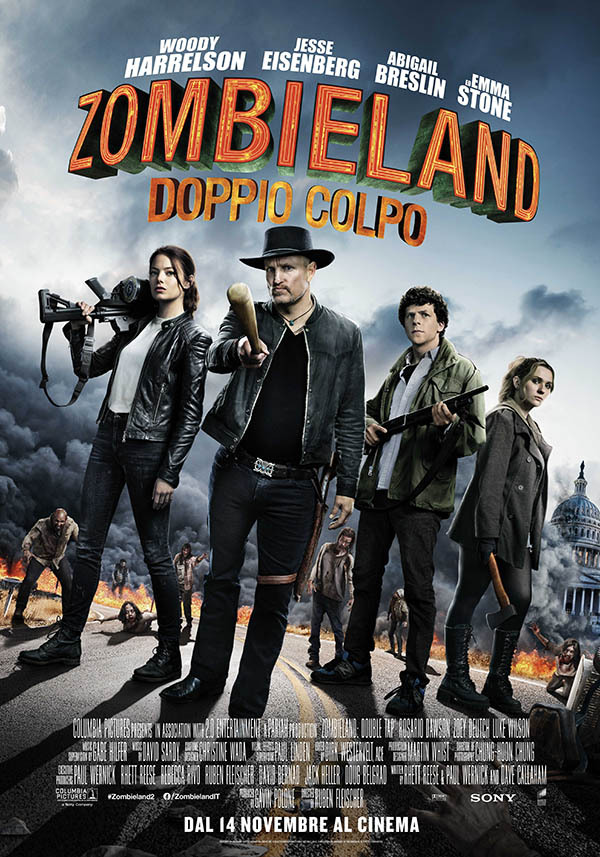 Poster Zombieland: Doppio Colpo