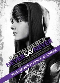 Poster Justin Bieber: Never say Never