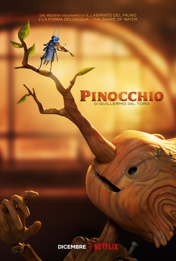 Poster Pinocchio di Guillermo del Toro