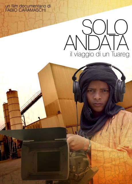 Poster Solo andata – Il viaggio di un Tuareg