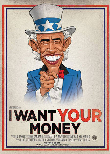 Poster I want your money