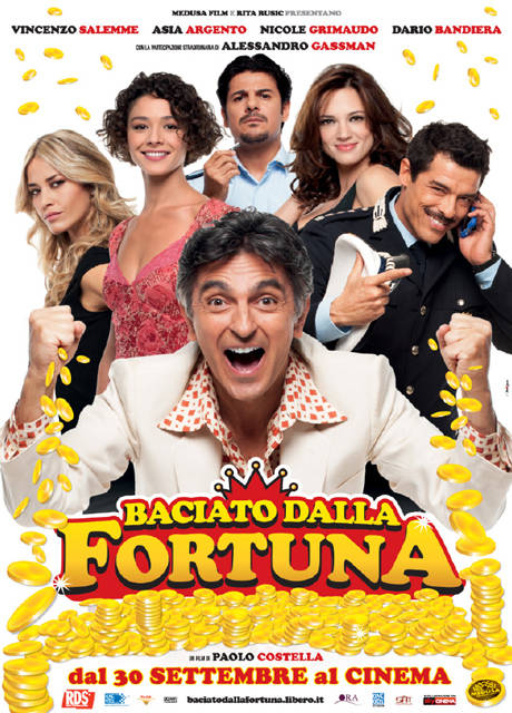 Poster Baciato dalla fortuna