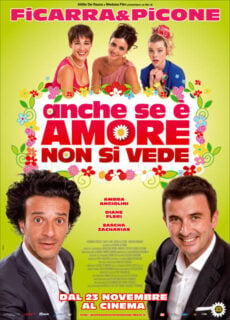 Poster Anche se è amore non si vede