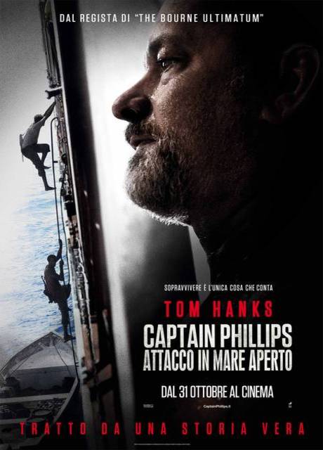 Poster Captain Phillips – Attacco in mare aperto